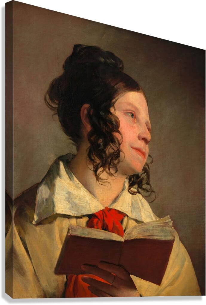 Josefine von Kaltenthaler [1840] by Friedrich von Amerling [1803–1887] Canvas Print