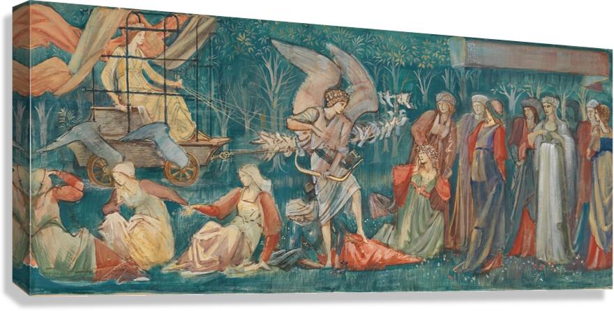 The Passing of Venus [1898] by Sir Edward Coley Burne–Jones [1833–1898] Canvas Print