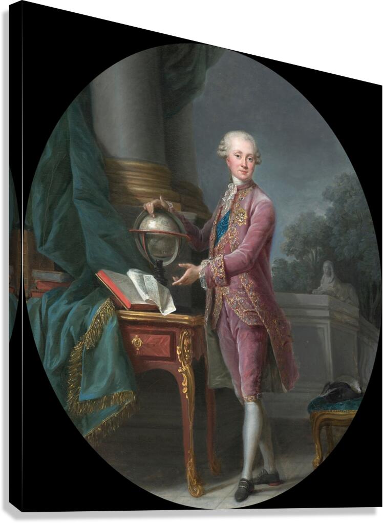 Portrait of the Prince of Nassau [1776] by Elisabeth Louise Vigée Le Brun [1755–1842] Canvas Print