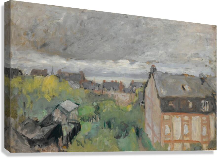 Les Toits Mauves [1909] by Édouard Vuillard [1868–1940] Canvas Print