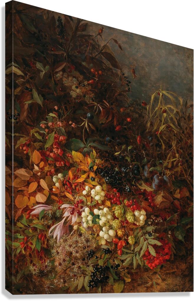 October by Olga Wisinger–Florian [1844–1926] Canvas Print