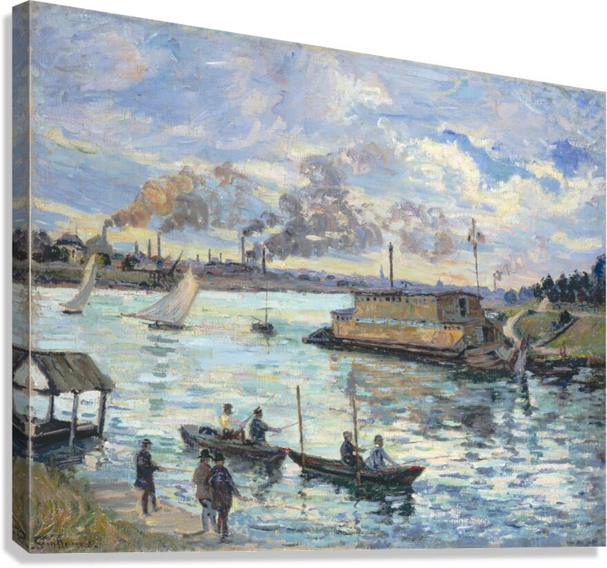 River Scene by Armand Guillaumin [1841–1927] Canvas Print