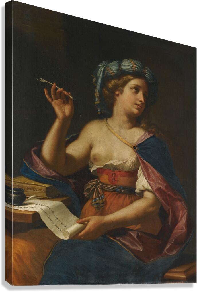 A Sibyl by Cesare Gennari [1637–1688] Canvas Print