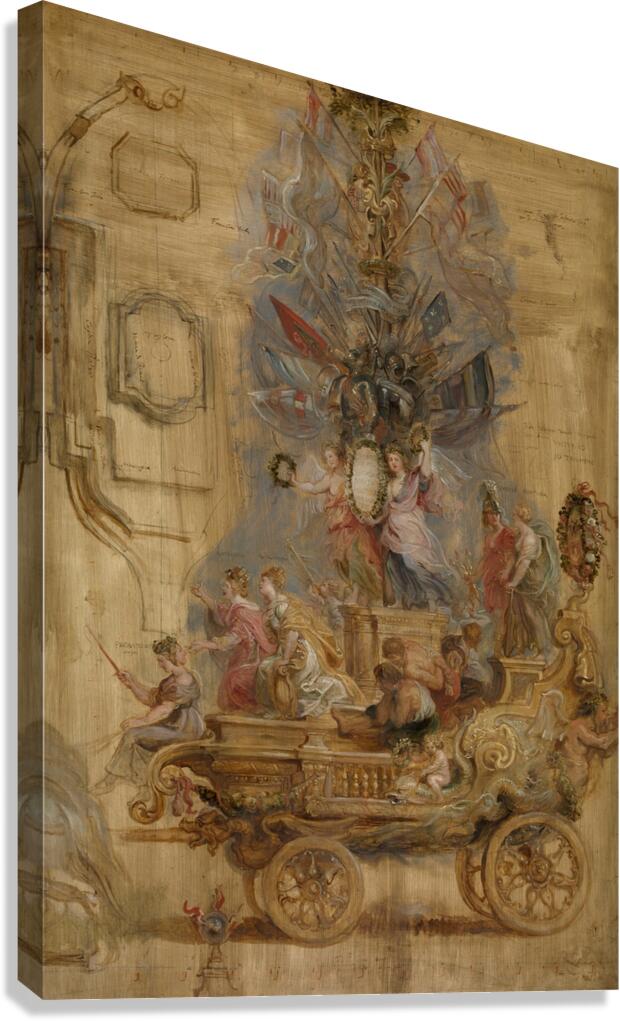 Triumphal Chariot of Kallo [1638] by Peter Paul Rubens [1577–1640] Canvas Print