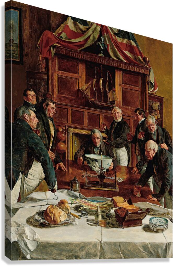 The skipper’s birthday by Walter Dendy Sadler [1854–1923] Canvas Print