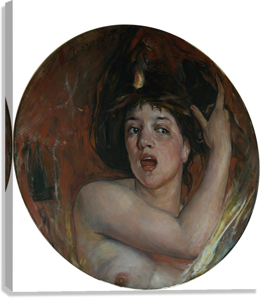 Dynamite [circa 1884] by Ernst Josephson [1851–1906] Canvas Print