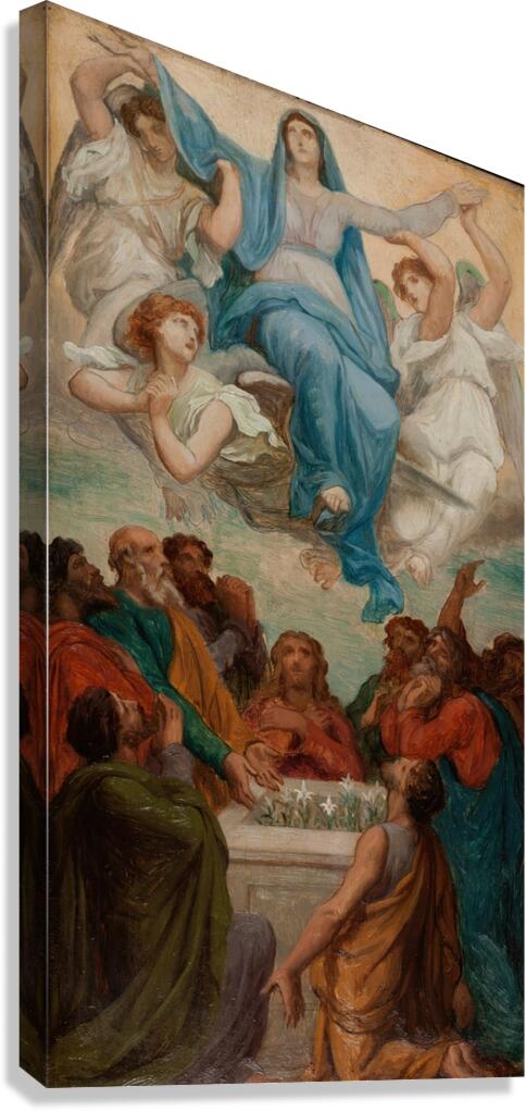 L’Assomption de la Vierge [1869] by Émile Bin [1825–1897] Canvas Print