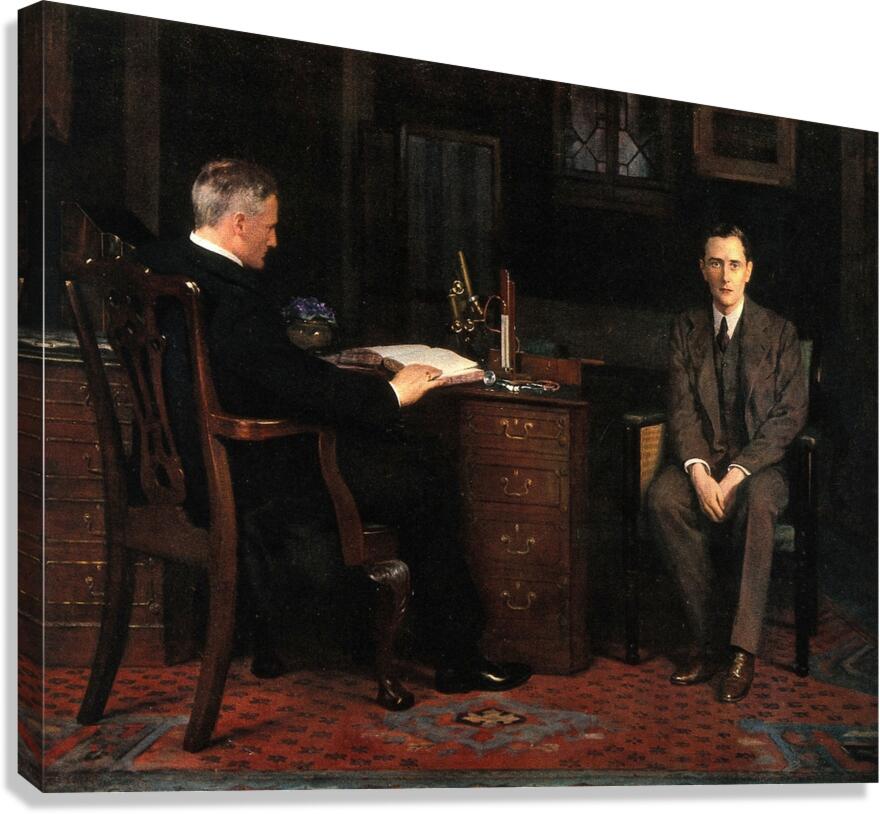 Sentence of death [1908] by John Collier [1850–1934] Canvas Print