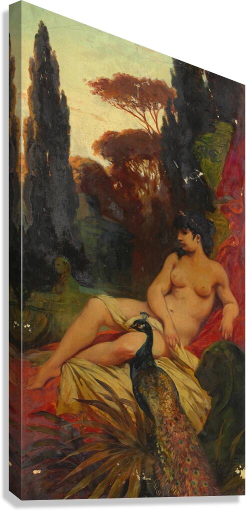 Anmuth [around 1880] by Hermann Schneider [1847–1918] Canvas Print