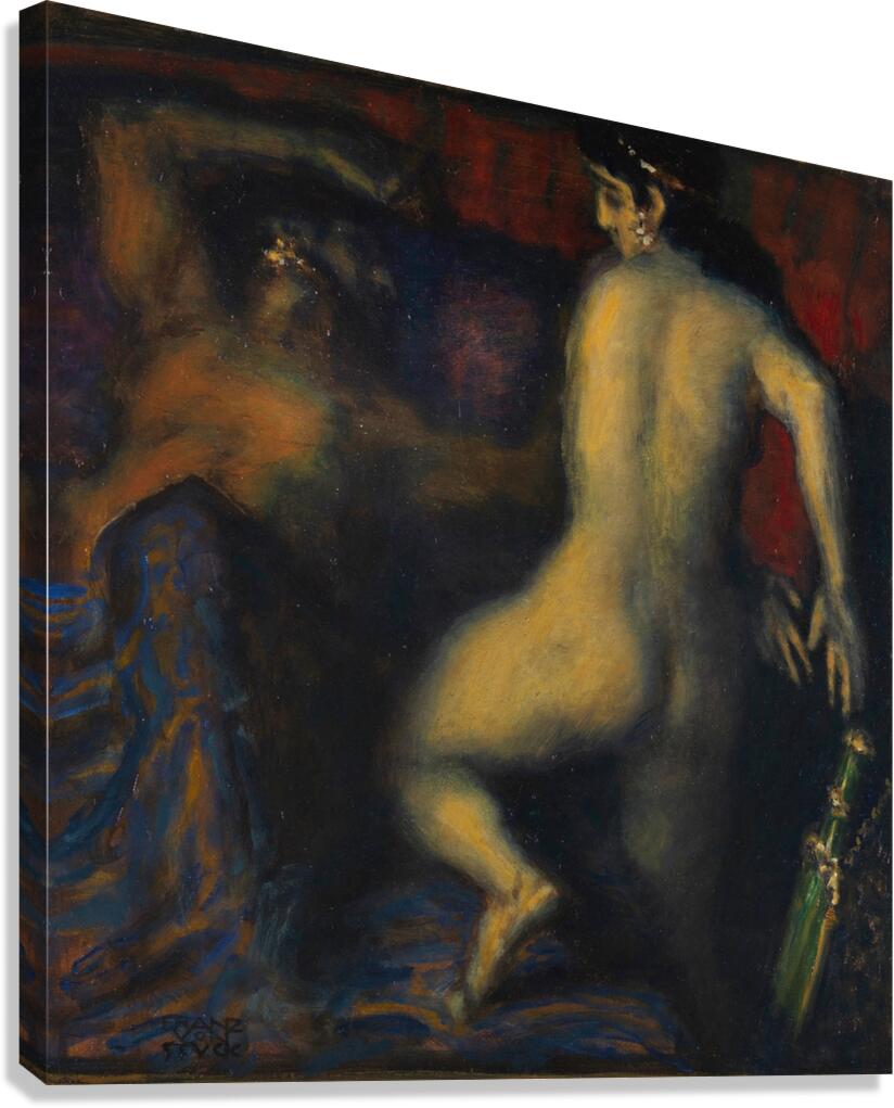 Judith und Holofernes [Um 1927] by Franz von Stuck [1863–1928] Canvas Print