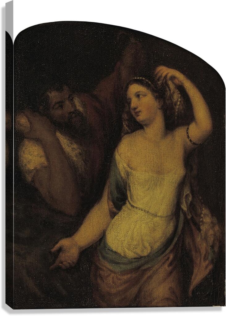 Paris and Helen by Henry Peters Gray [1819–1877] Canvas Print