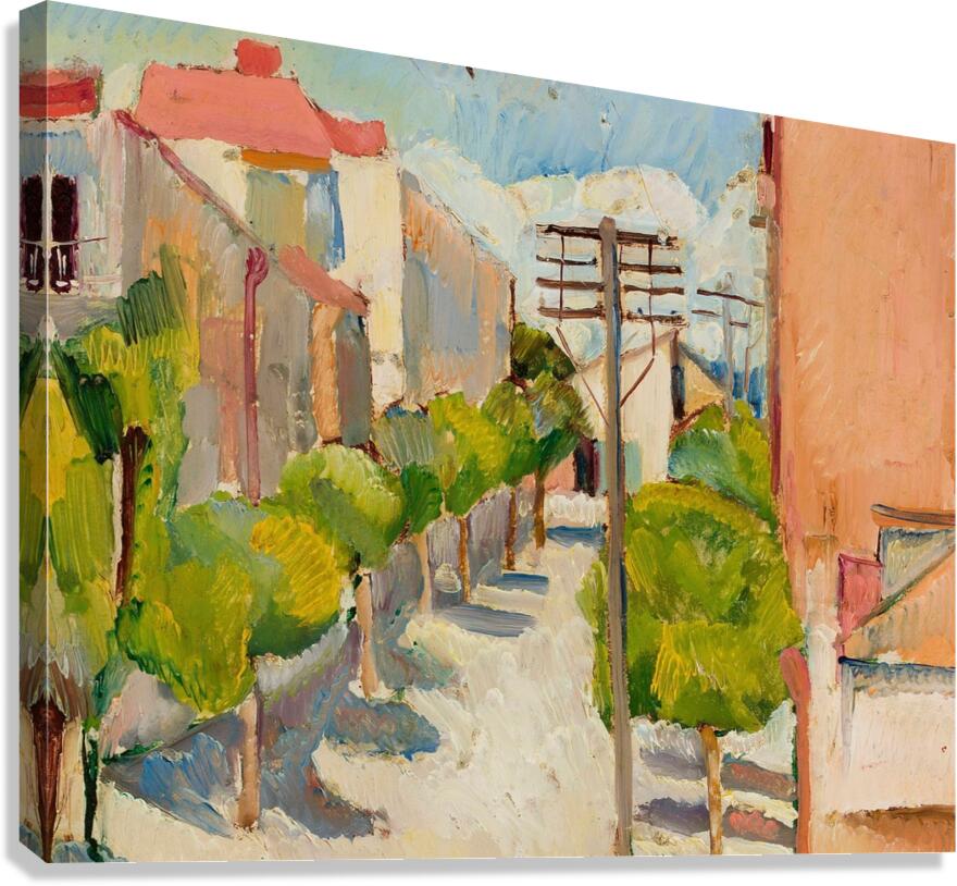 Landscape [1914–18] by Zygmunt Waliszewski [1897–1936] Canvas Print