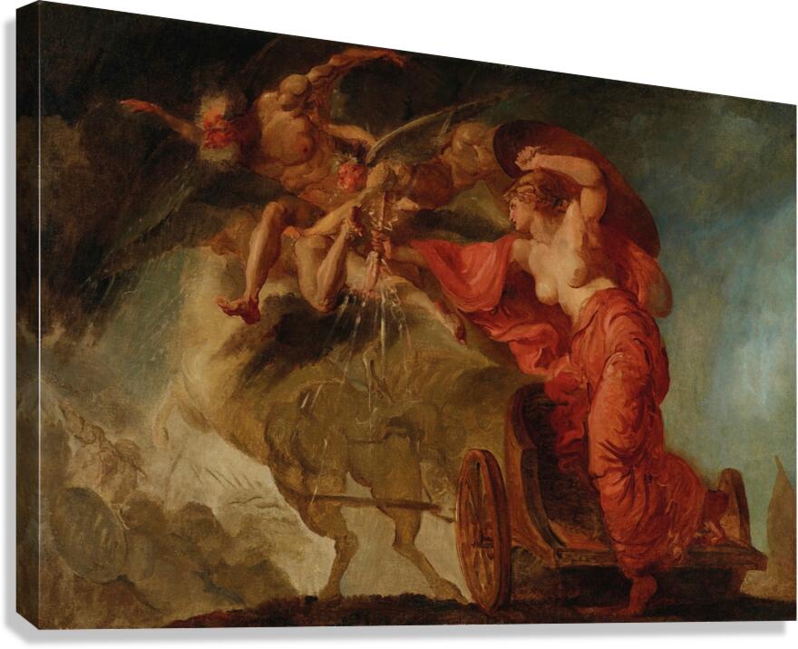 An Allegory of War by Louis Masreliez [1748–1810] Canvas Print