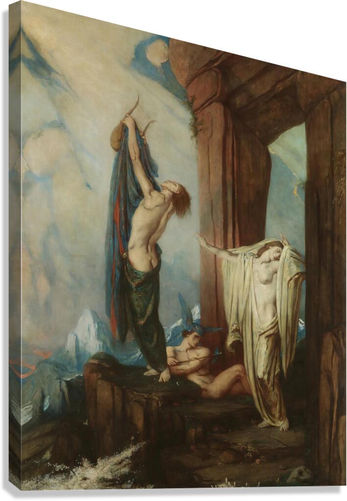 Orpheus And Eurydice by Charles De Sousy [1866–1931] Canvas Print