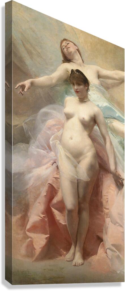 Le Rêve. The Dream by Charles Chaplin [1825–1891] Canvas Print
