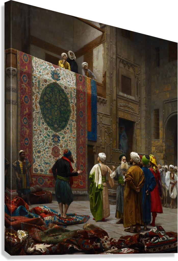 The Carpet Merchant [circa 1887] by Jean–Léon Gérôme [1824–1904] Canvas Print