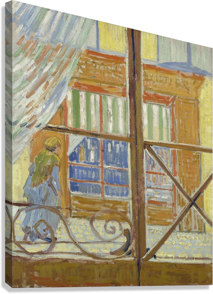 View of a butcher’s shop by Vincent van Gogh [1853–1890] Canvas Print