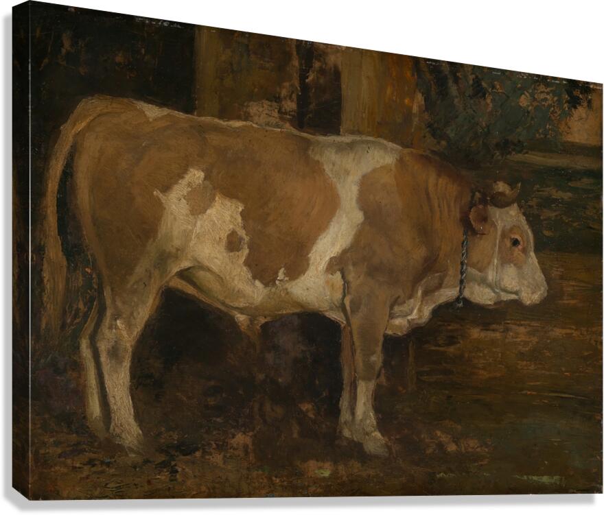 Ochse im Wald by Hans Thoma [1839–1924] Canvas Print