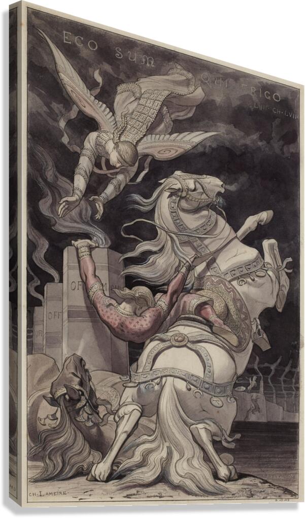 Figure pour l’église orthodoxe grecque by Charles Joseph Lameire [1832–1910] Canvas Print