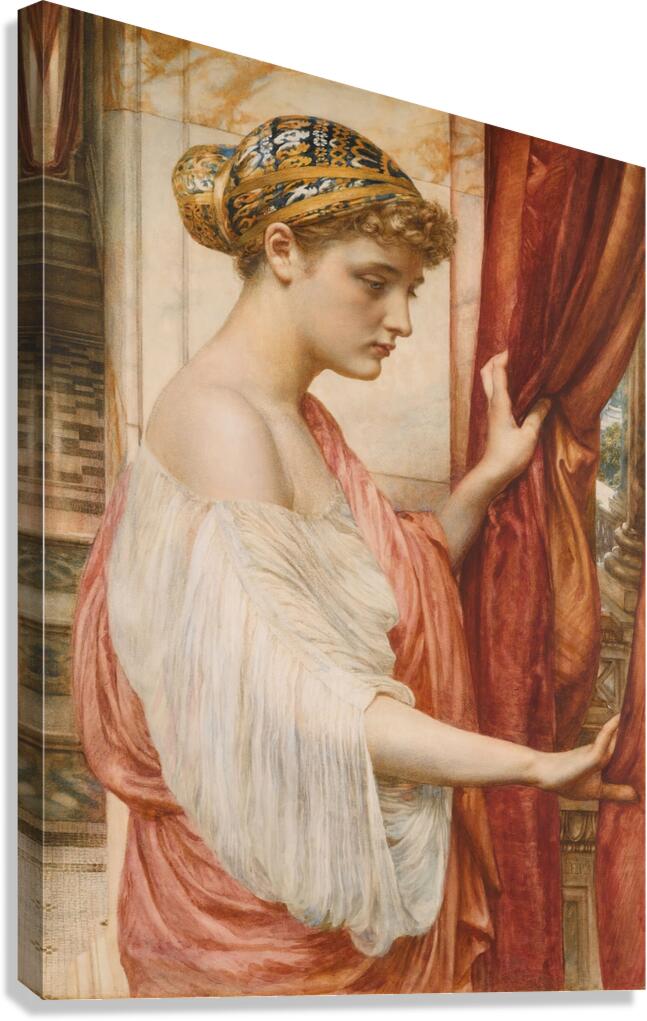 Psyche [1884] by Edward John Poynter [1836–1919] Canvas Print