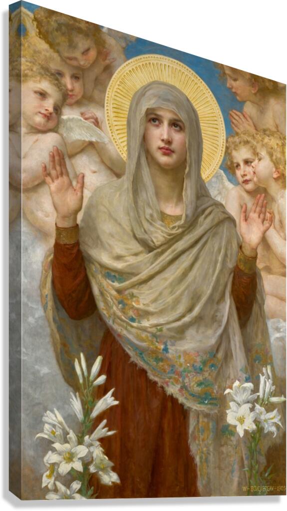 Ora Pro Nobis [1903] by William Bouguereau [1825–1905] Canvas Print
