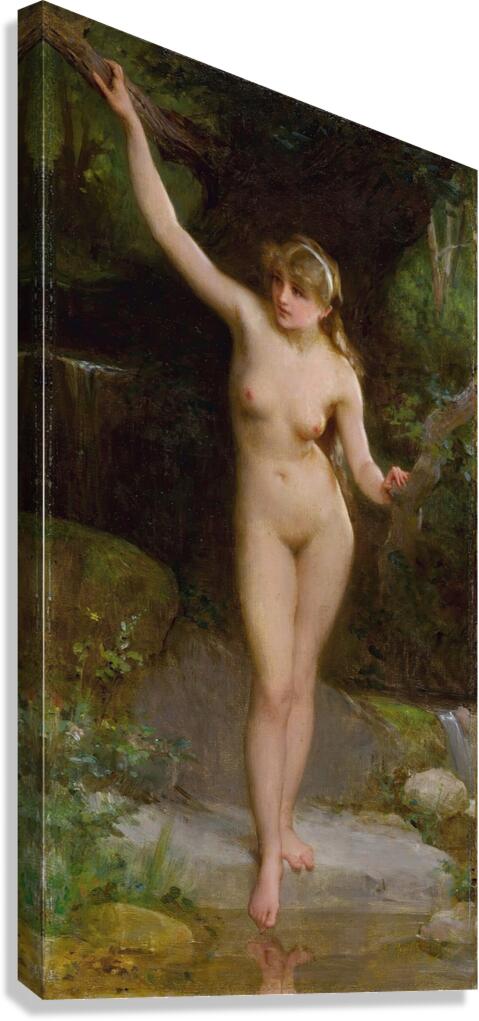 La Baigneuse by Émile Munier [1840–1895] Canvas Print