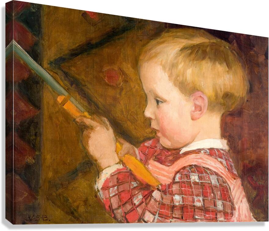 Heikki Taavetti [circa 1898] by Venny Soldan–Brofeldt [1863–1945] Canvas Print