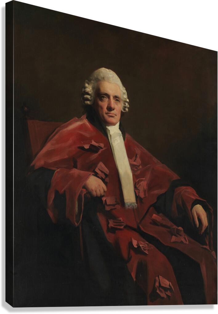 William Robertson [1753–1835]. Lord Robertson [1805] by Sir Henry Raeburn [1756–1823] Canvas Print