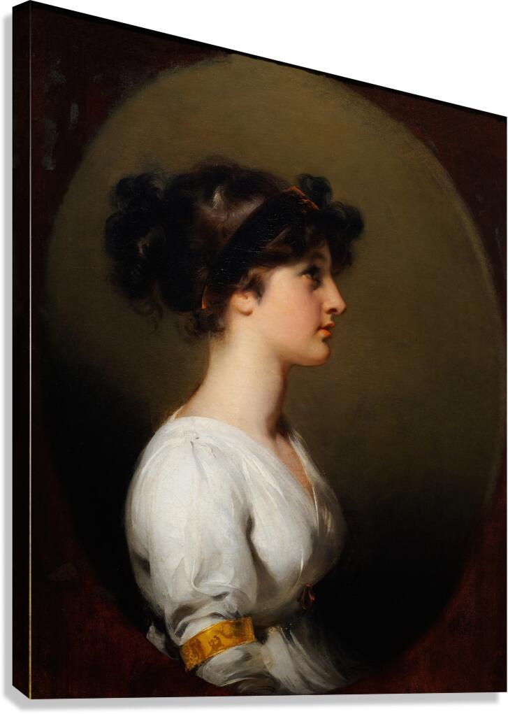 The honorable Caroline Upton [c. 1800] by Sir Thomas Lawrence [1769–1830] Canvas Print