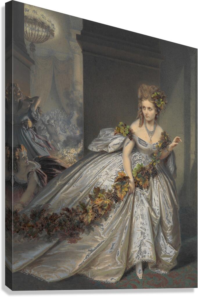 La Frayeur [1861–64] by Pierre–Louis Pierson [1822–1913] Canvas Print