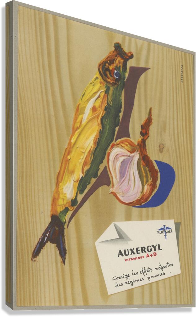 Auxergyl [1910–1950] by Laboratoires du docteur Roussel [20th Century] Canvas Print