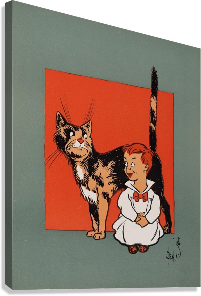 Denslow’s Mother Goose Pl 17 [1901] by William Wallace Denslow [1856–1915] Canvas Print