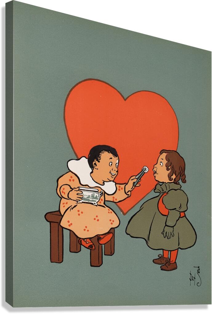 Denslow’s Mother Goose Pl 26 [1901] by William Wallace Denslow [1856–1915] Canvas Print