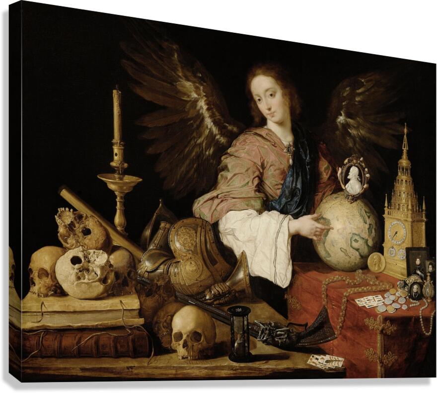 Allegory of Vanity [1632–1636] by Antonio de Pereda [1611–1678] Canvas Print