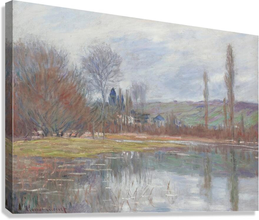 Printemps À Vétheuil [1881] by Claude Monet [1840–1926] Canvas Print