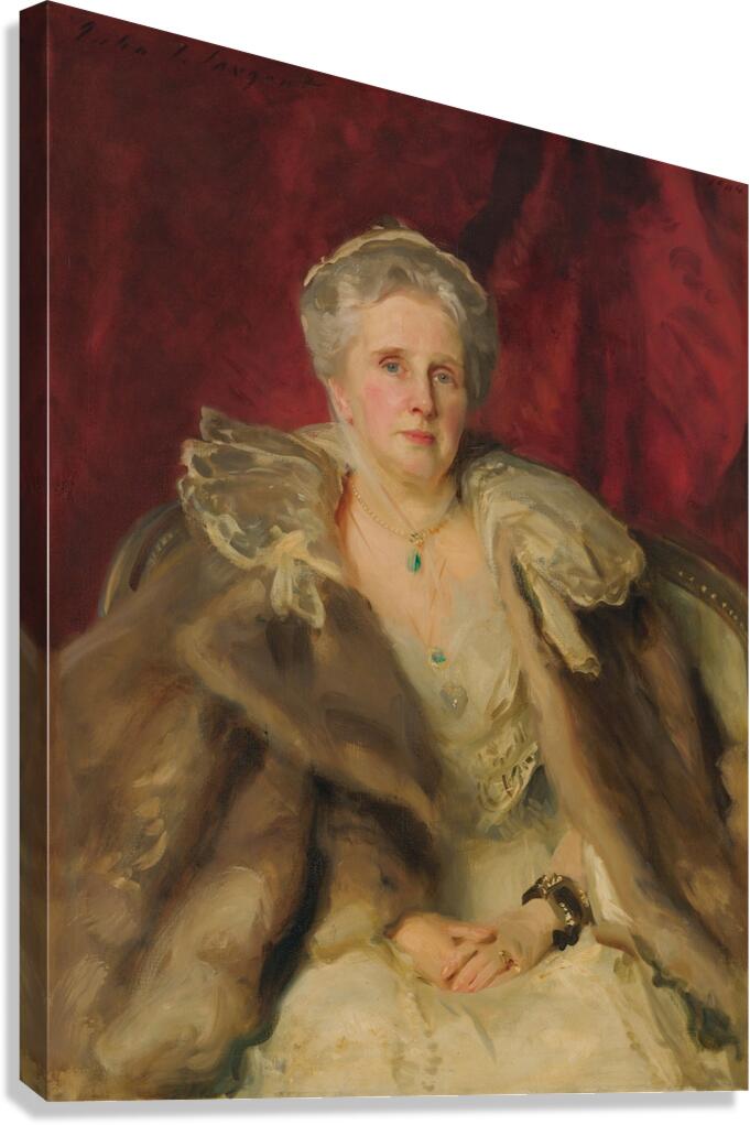 Mrs. Hugh Smith [1904] by John Singer Sargent [1856–1925] Canvas Print