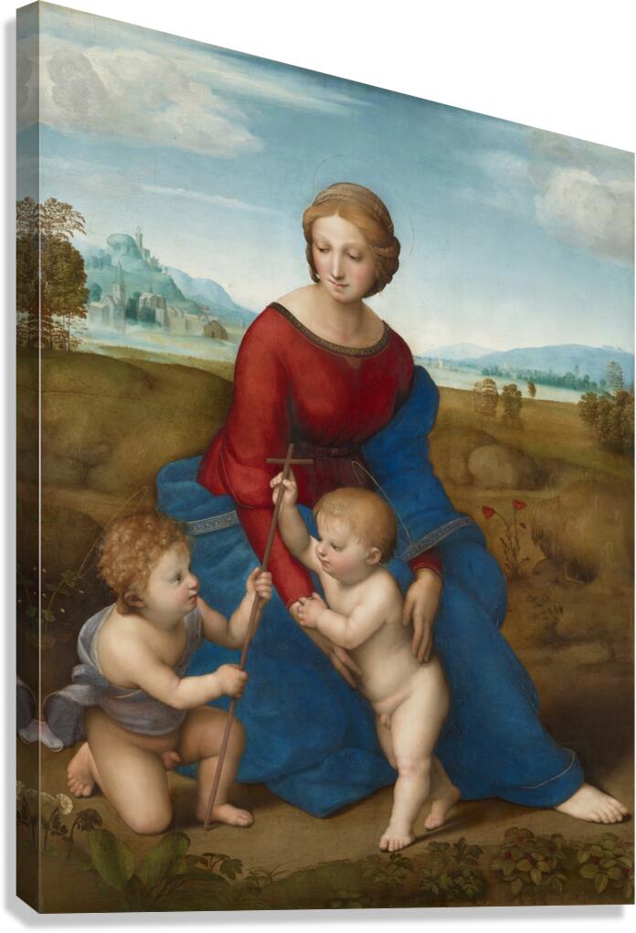Madonna In The Meadow by Raphael [1483–1520] Canvas Print