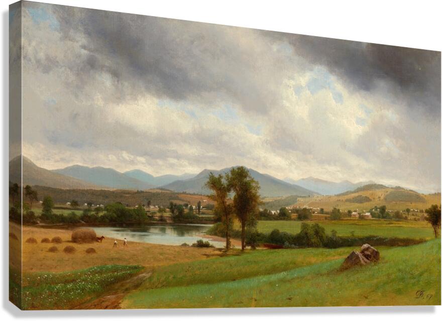 Untitled [Pastoral Scene] [1867] by David Johnson [1827–1908] Canvas Print