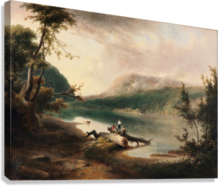 Delaware Water Gap by Thomas Doughty [1793–1856] Canvas Print