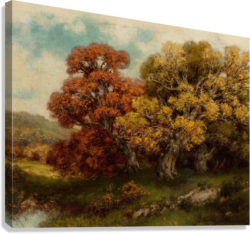 Adirondack Foliage by Robert Melvin Decker [1847–1921] Canvas Print