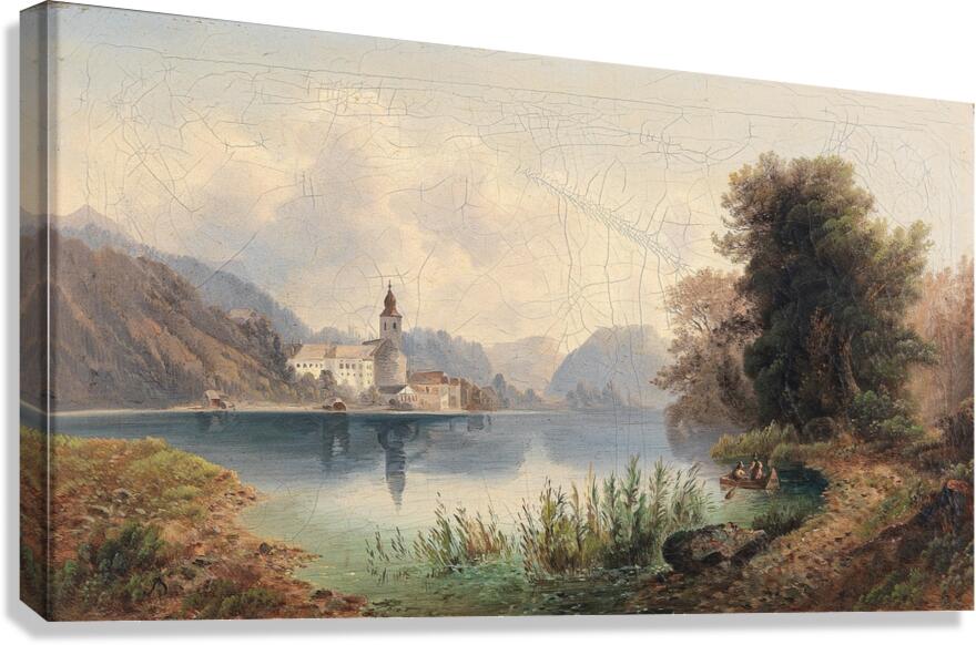 Blick auf Sankt Wolfgang by Emil Barbarini [1855–1933] Canvas Print