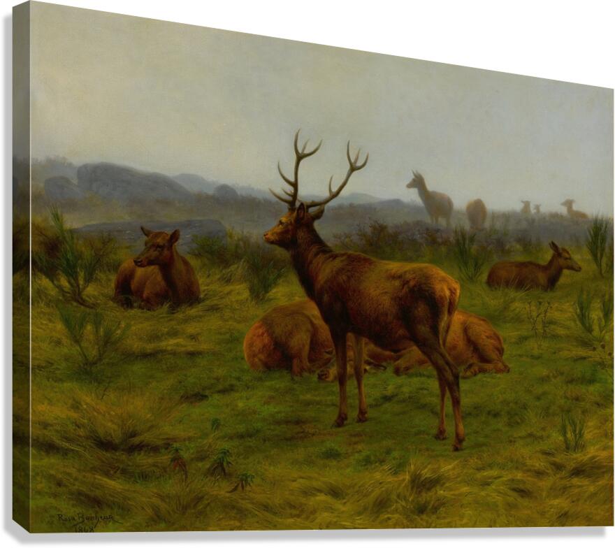 The Monarch of the Herd [1868] by Rosa Bonheur [1822–1899] Canvas Print