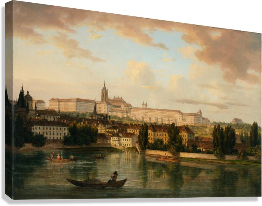 Prager Burg – Hradschin by Alois von Saar [1779–1840] Canvas Print