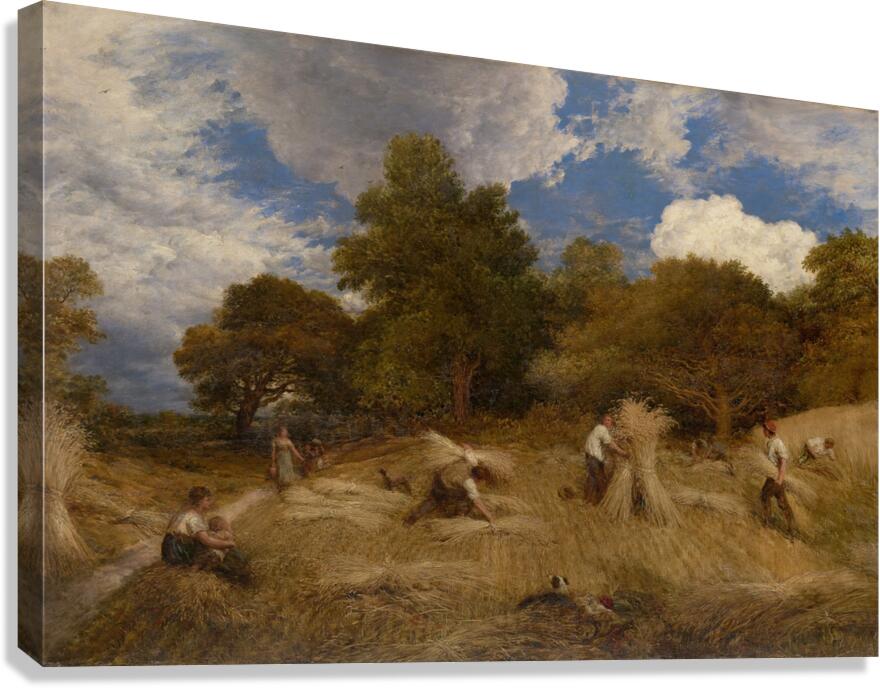 Wheat by John Linnell [1792–1882] Canvas Print