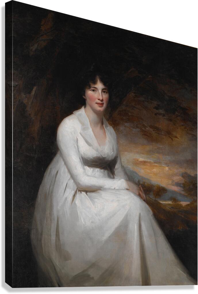 Mrs. Macdowall by Sir Henry Raeburn [1756–1823] Canvas Print