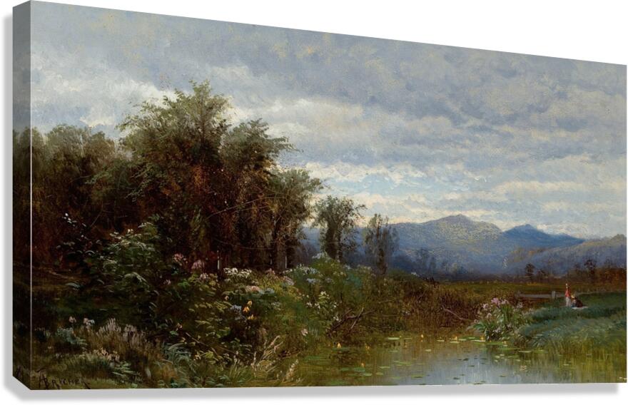 North Conway. New Hampshire [c. 1858] by Alfred Thompson Bricher [1837–1908] Canvas Print