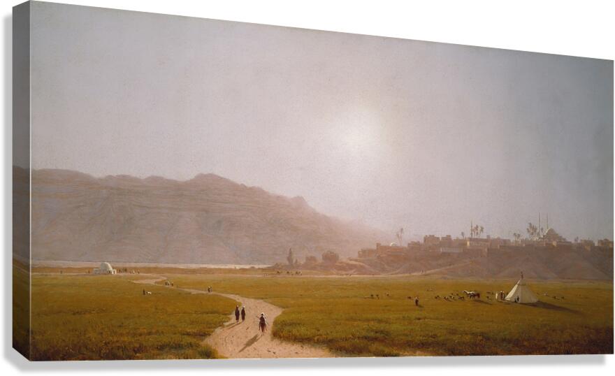 Siout.Egypt [1874] by Sanford Robinson Gifford [1823–1880] Canvas Print
