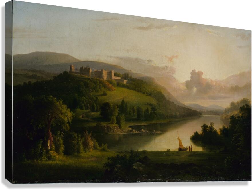 Scotch Highlands [ca. 1848–1852] by Robert S. Duncanson [1821–1872] Canvas Print