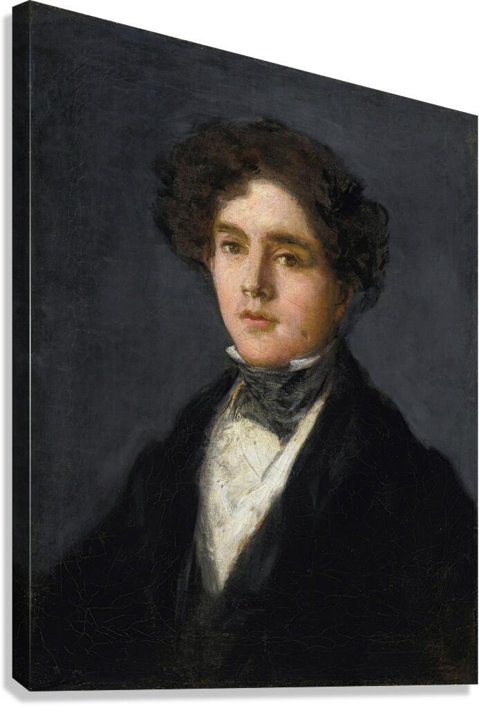 Portrait Of Mariano Goya. The Artist’s Grandson [1827] by Francisco de Goya [1746–1828] Canvas Print