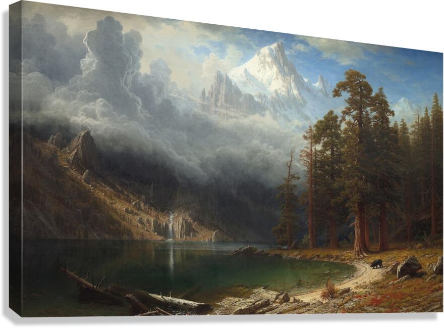 Mount Corcoran [c. 1876–1877] by Albert Bierstadt [1830–1902] Canvas Print